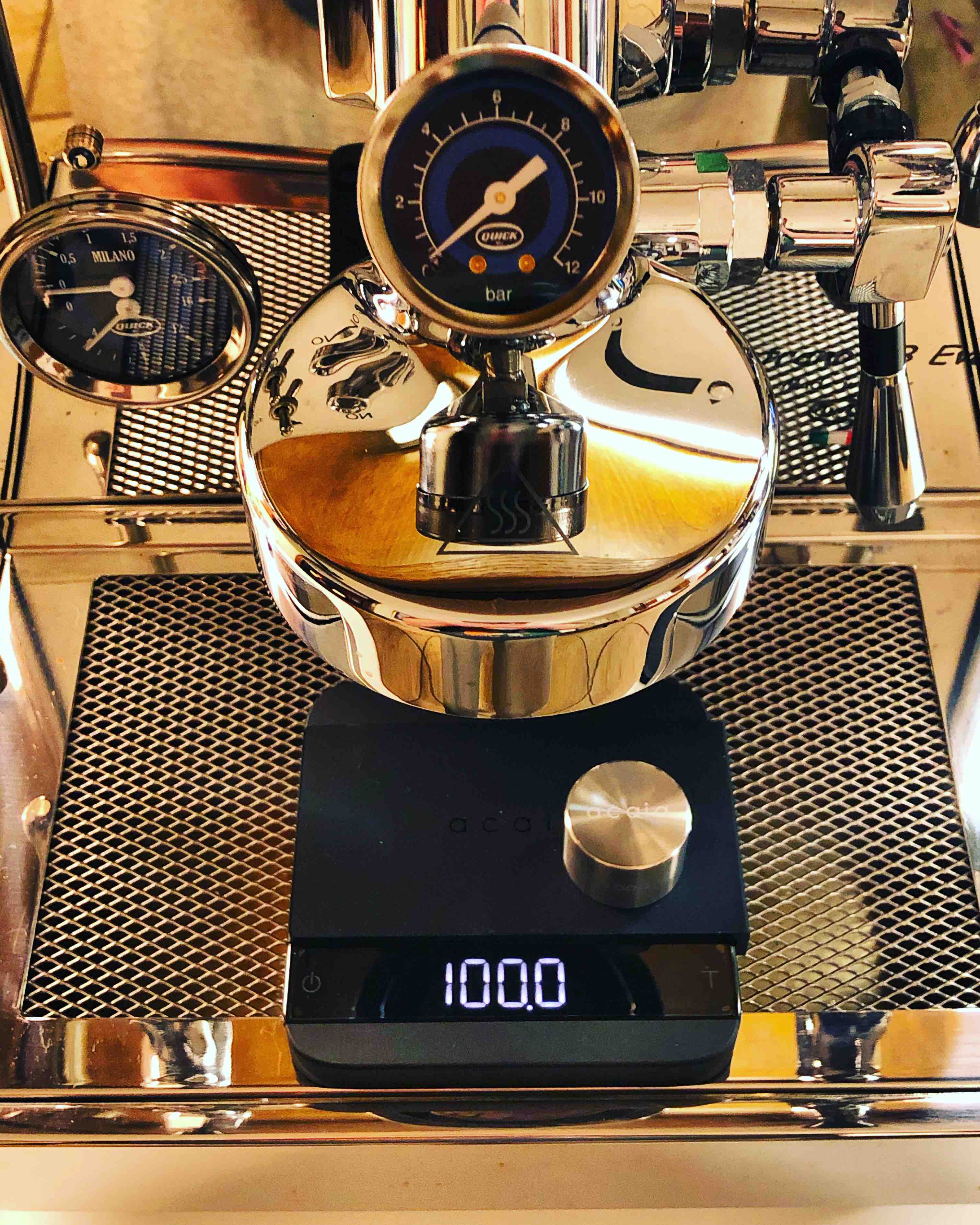 Espresso Scale with Timer, Espresso Coffee Scale for Drip Tray
